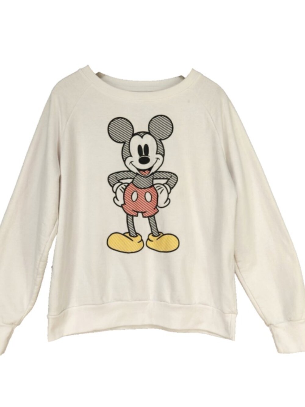 New Disney The Original Mickey Mouse Youth Sweatshirt XXL 19 White  No Tags